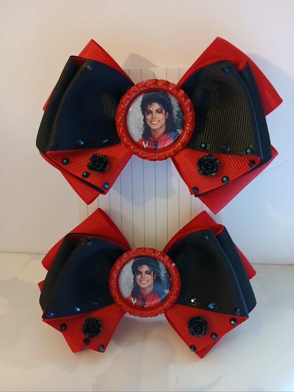 Hair Bows Set Micheal Jackson